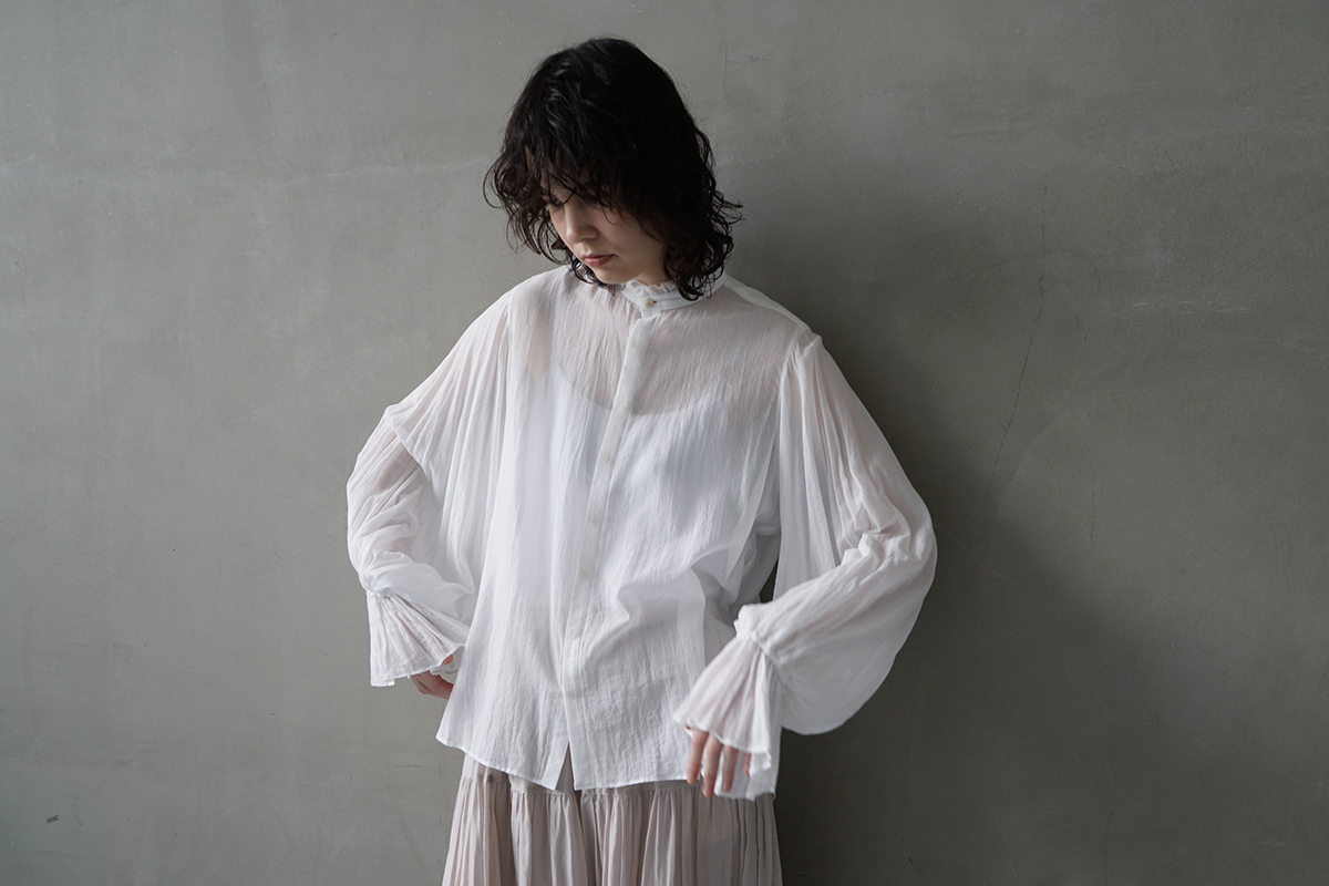 suzuki takayuki スズキタカユキ bishop-sleeve blouse [S-241