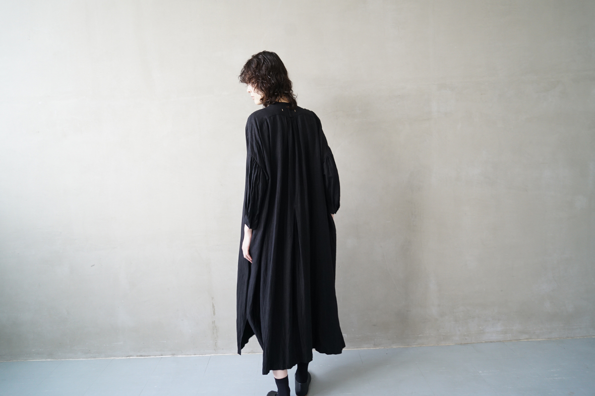 suzuki takayuki スズキタカユキ peasant dress Ⅰ [S241-25/black