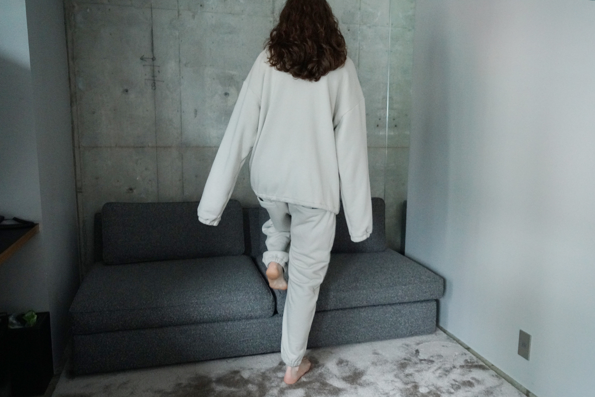 VU ヴウ sweat coach jacket [PALE GRAY] vum-jk-02