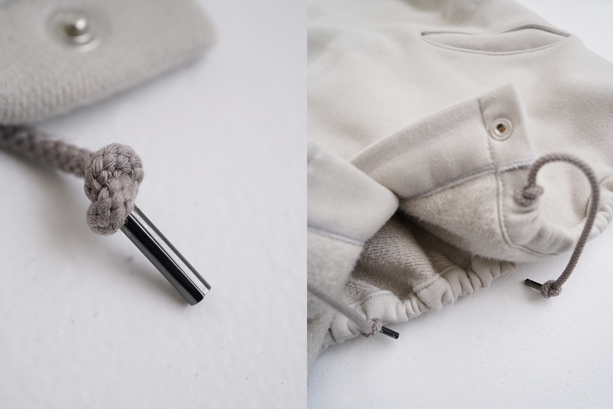 VU ヴウ sweat coach jacket [PALE GRAY] vum-jk-02