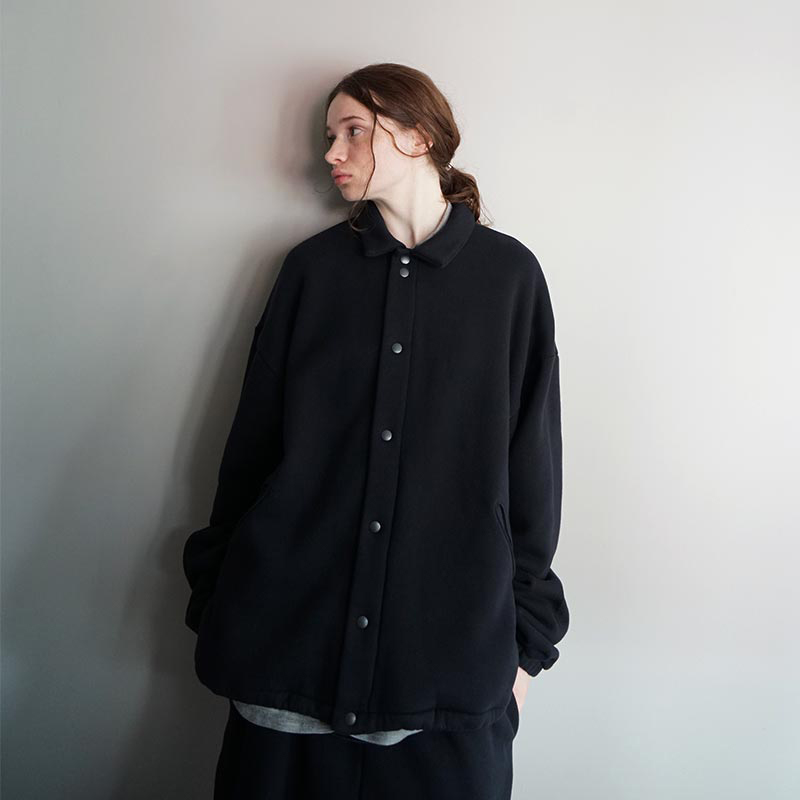 VU ヴウ sweat coach jacket [BLACK] vum-jk-02