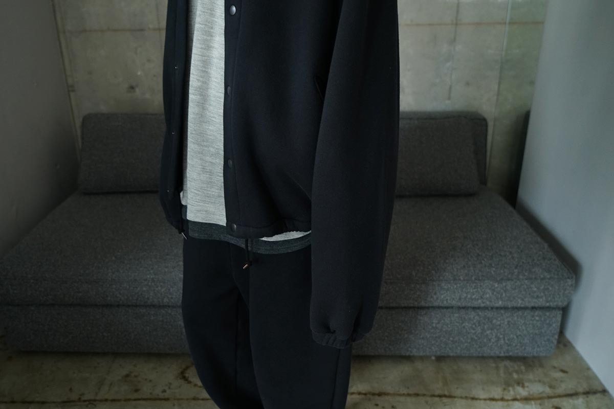 VU ヴウ sweat coach jacket [BLACK] vum-jk-02