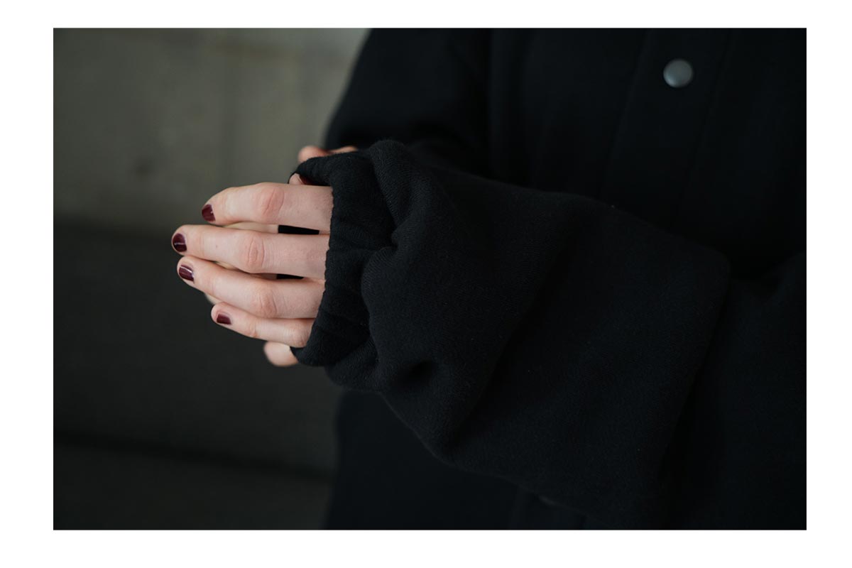 VU ヴウ sweat coach jacket [BLACK] vum-jk-02