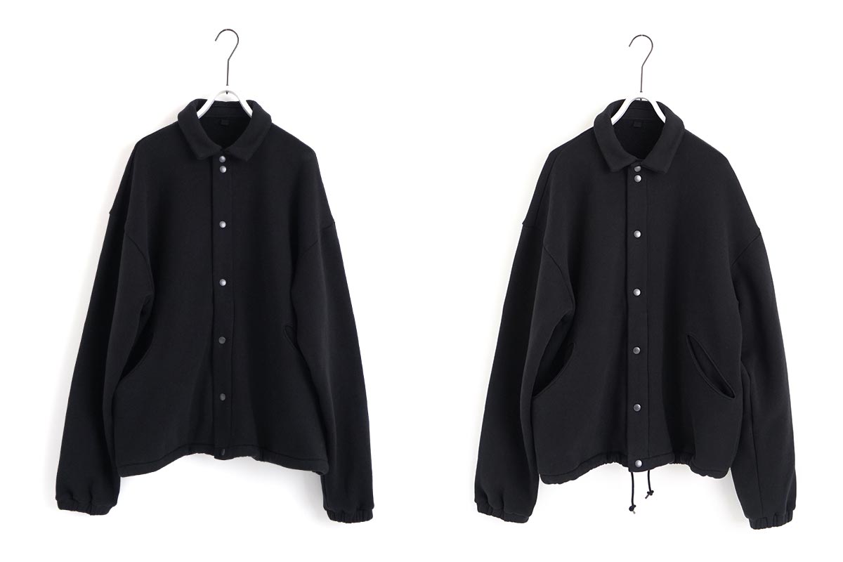 VU ヴウ sweat coach jacket [BLACK] vum-jk-02