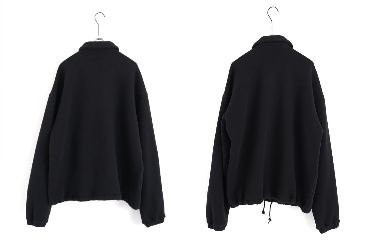 VU ヴウ sweat coach jacket [BLACK] vum-jk-02