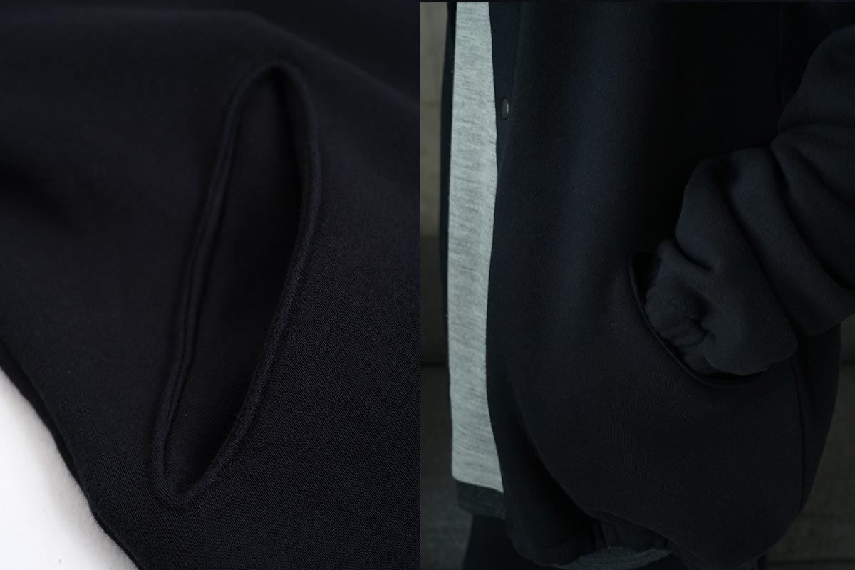 VU ヴウ sweat coach jacket [BLACK] vum-jk-02