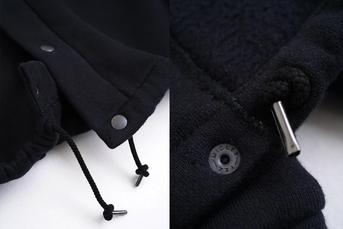 VU ヴウ sweat coach jacket [BLACK] vum-jk-02