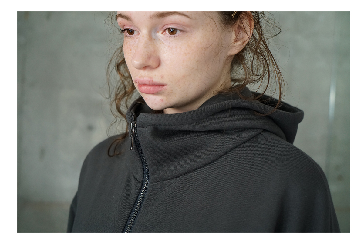 VU ヴウ zip hoody [GRAHITE] vum-ho-01