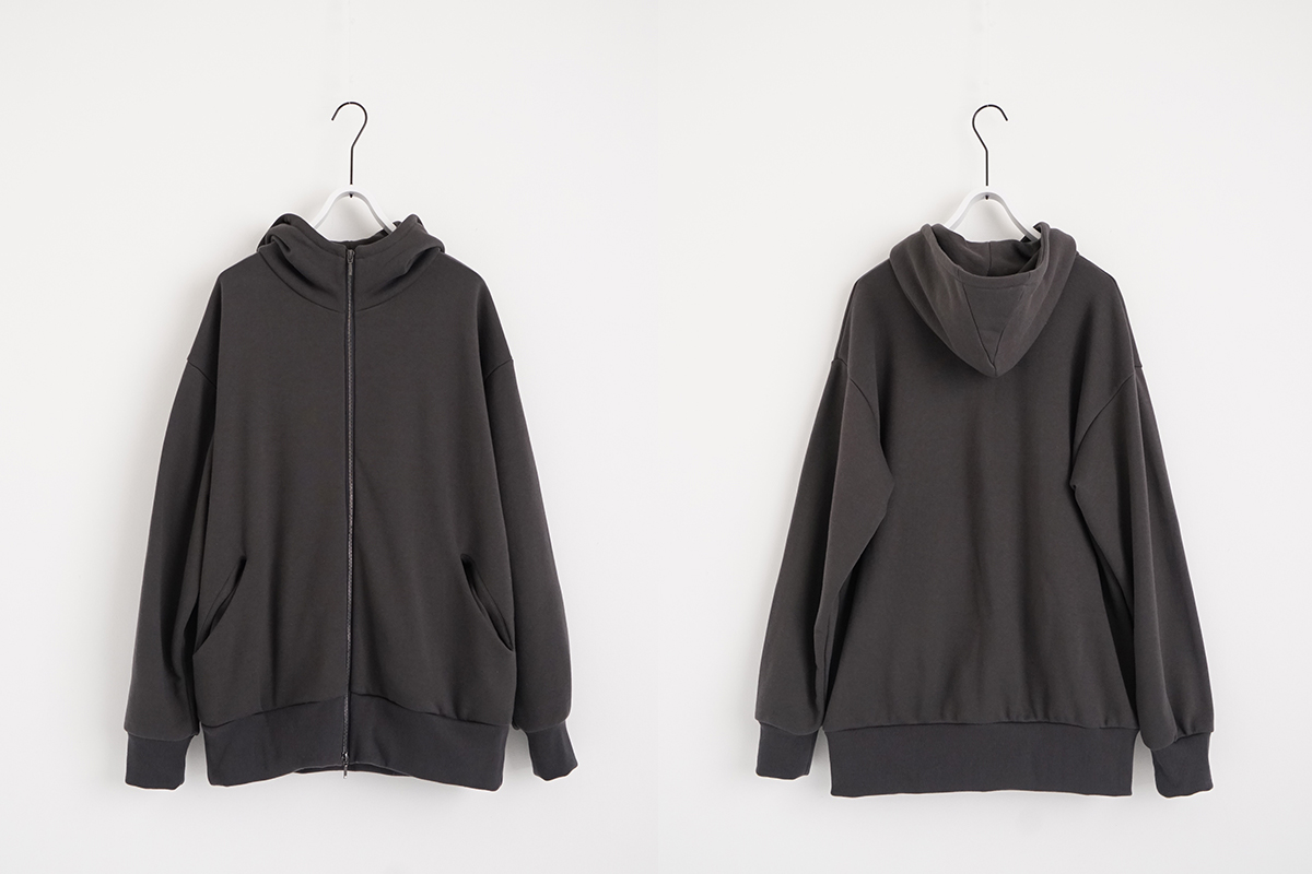 VU ヴウ zip hoody [GRAHITE] vum-ho-01