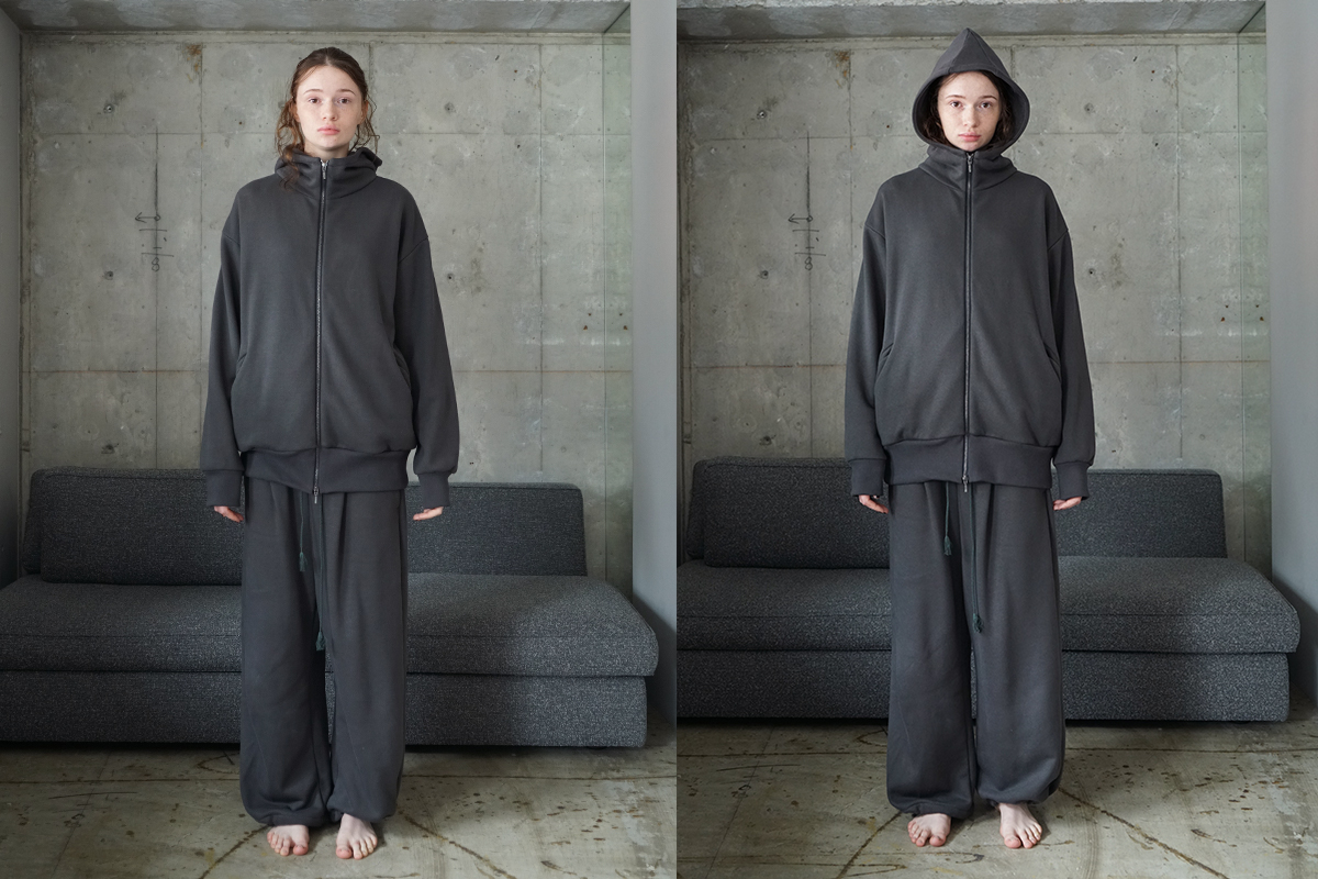VU ヴウ zip hoody [GRAHITE] vum-ho-01