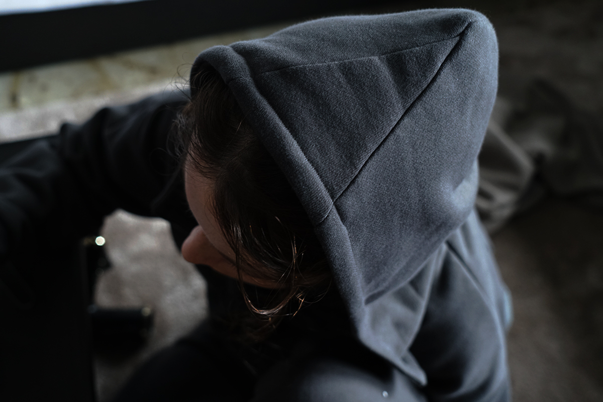 VU ヴウ zip hoody [GRAHITE] vum-ho-01