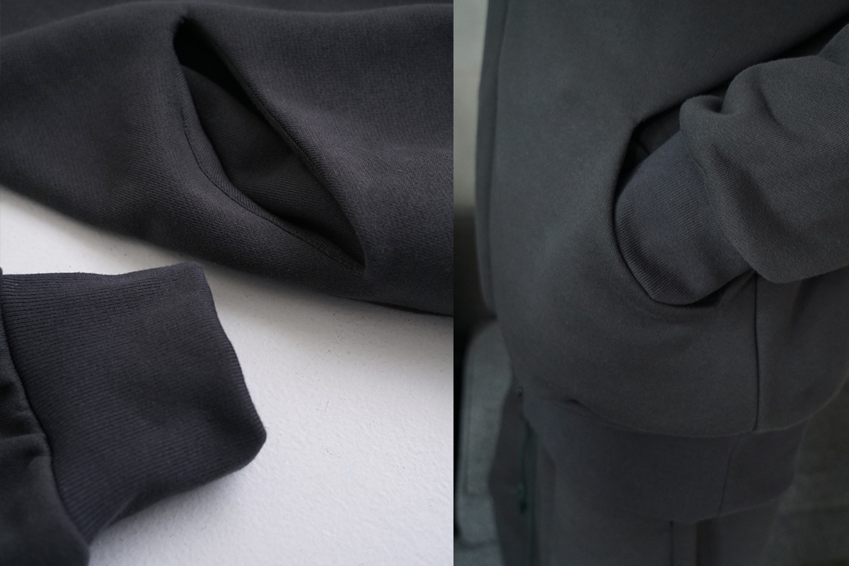 VU ヴウ zip hoody [GRAHITE] vum-ho-01
