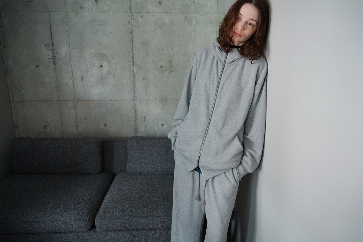 VU ヴウ zip hoody [HEATHER GRAY] vum-ho-01
