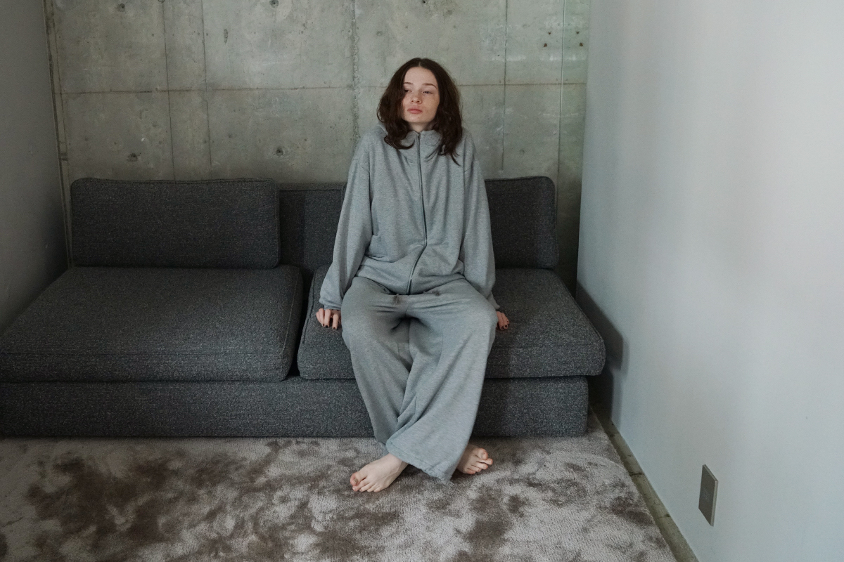 VU ヴウ zip hoody [HEATHER GRAY] vum-ho-01