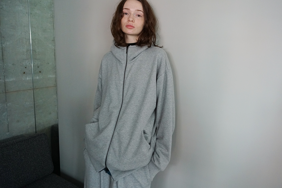 VU ヴウ zip hoody [HEATHER GRAY] vum-ho-01