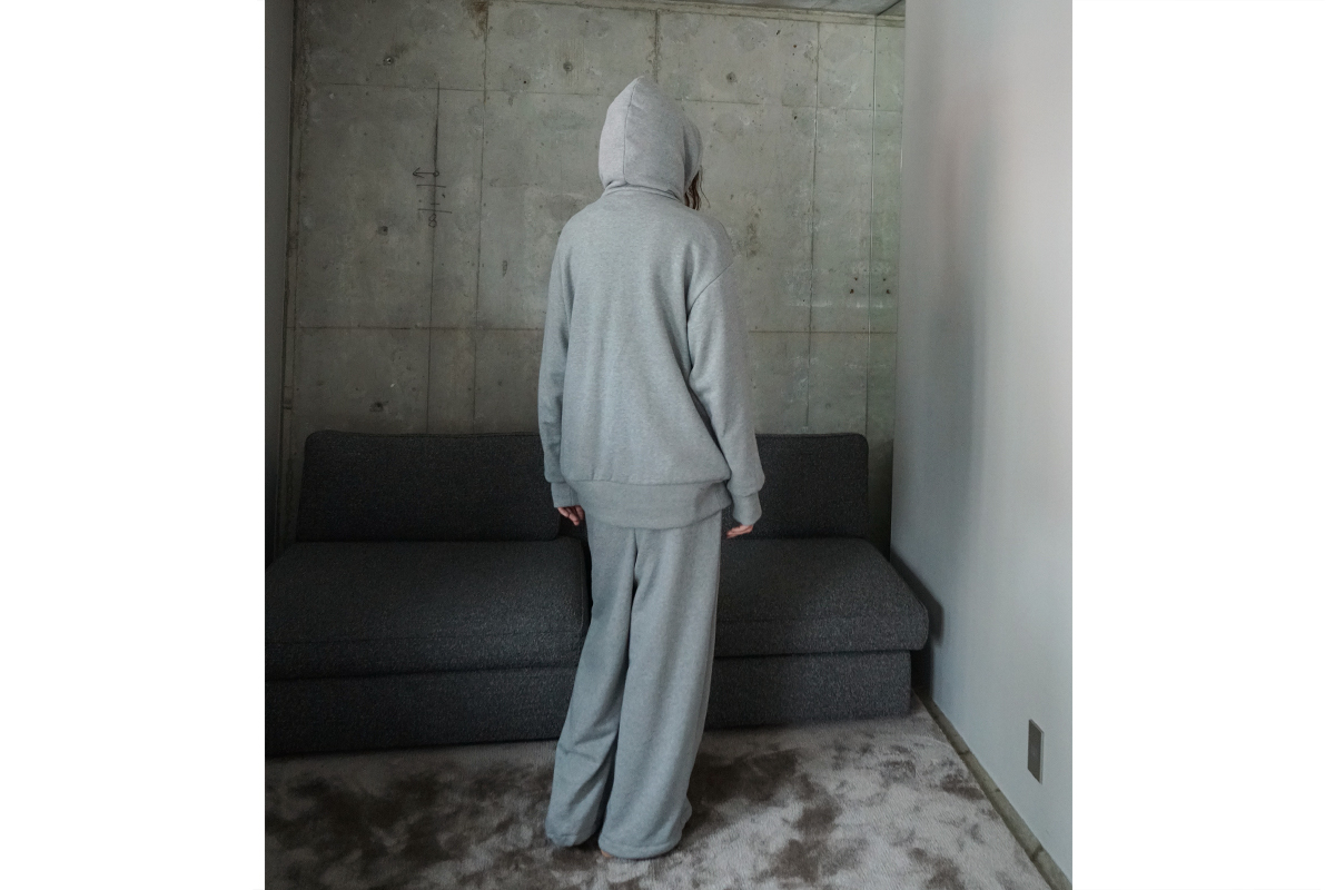 VU ヴウ zip hoody [HEATHER GRAY] vum-ho-01