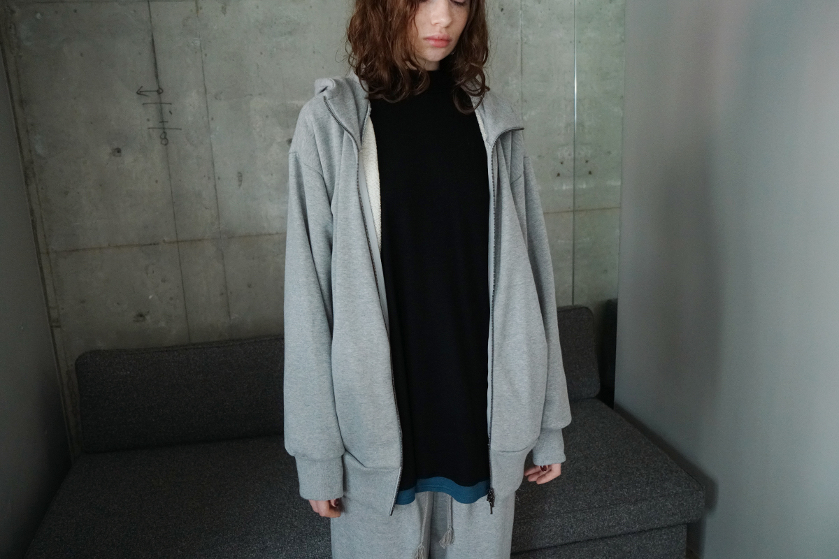 VU ヴウ zip hoody [HEATHER GRAY] vum-ho-01