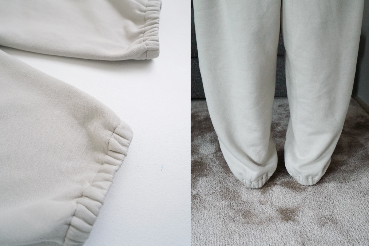 VU ヴウ sweat easy pants [PALE GRAY] vum-pt-05