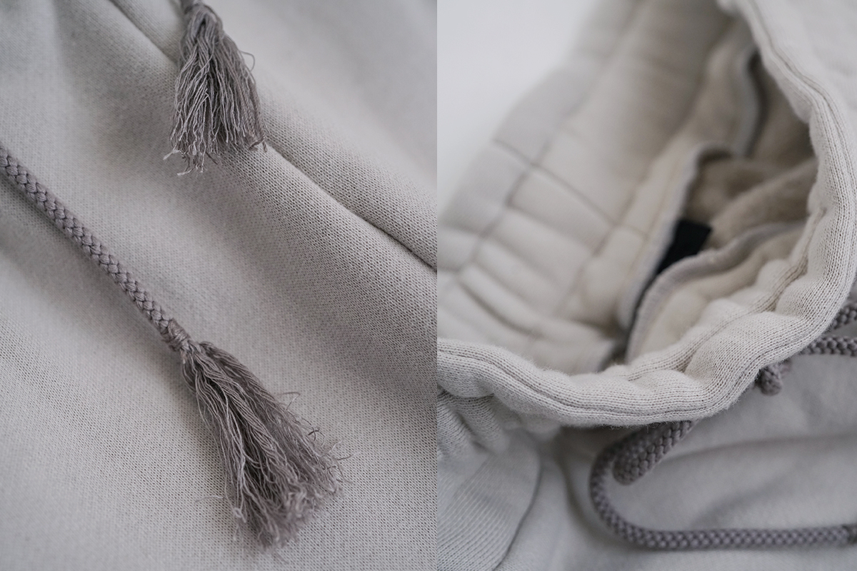 VU ヴウ sweat easy pants [PALE GRAY] vum-pt-05