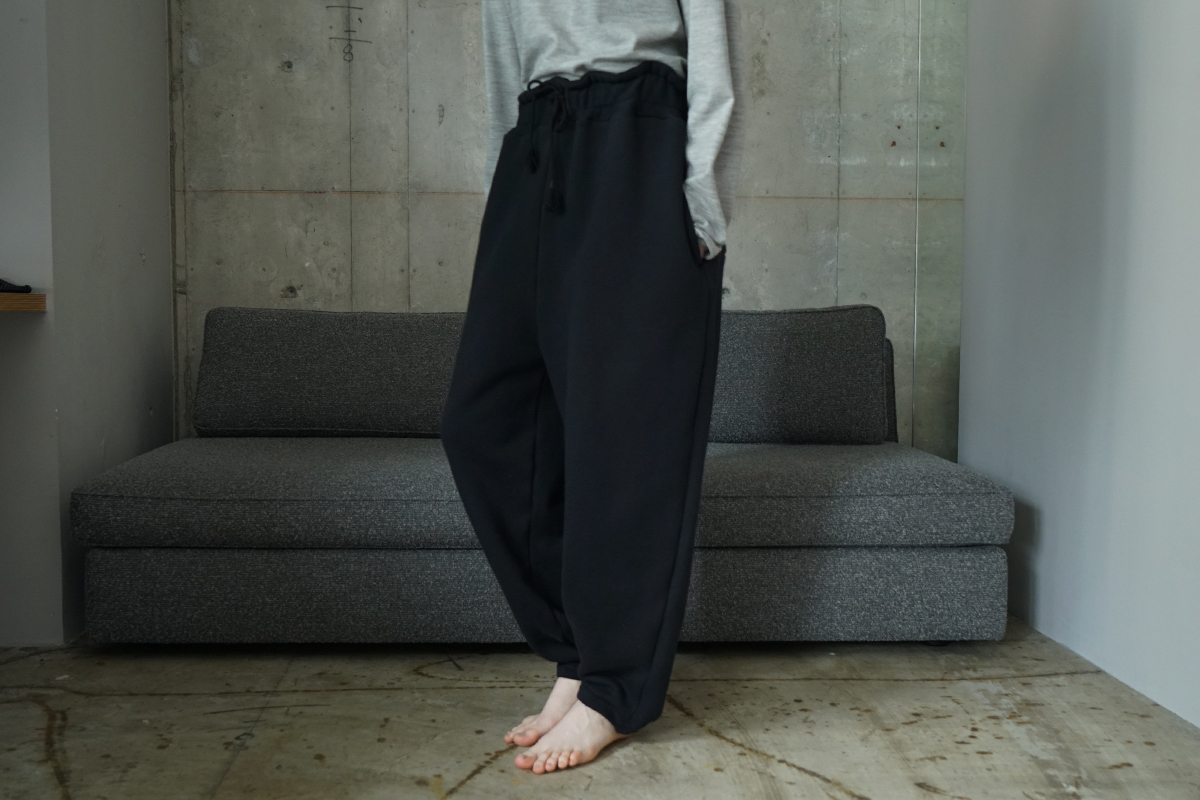 VU ヴウ sweat easy pants [BLACK] vum-pt-05