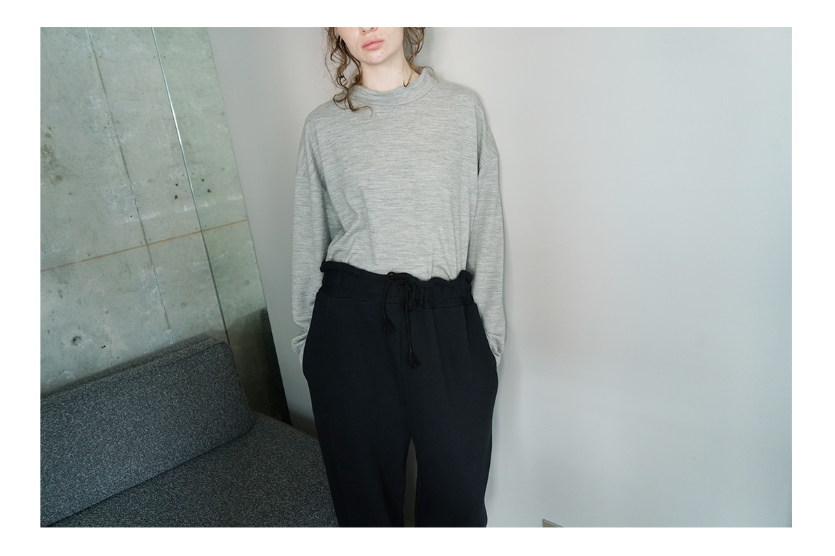 VU ヴウ sweat easy pants [BLACK] vum-pt-05