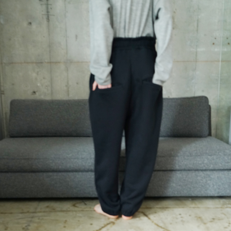 VU ヴウ sweat easy pants [BLACK] vum-pt-05