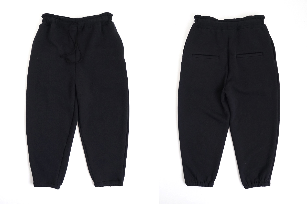 VU ヴウ sweat easy pants [BLACK] vum-pt-05