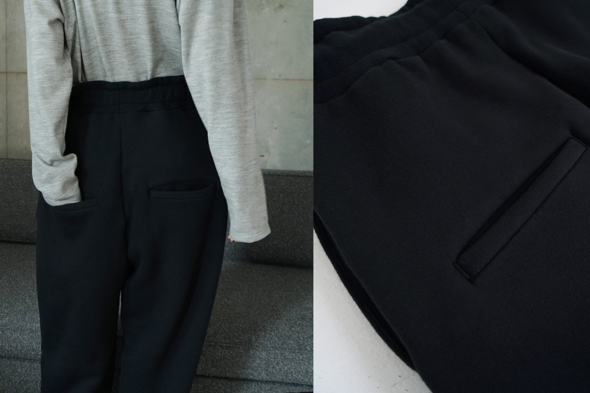 VU ヴウ sweat easy pants [BLACK] vum-pt-05