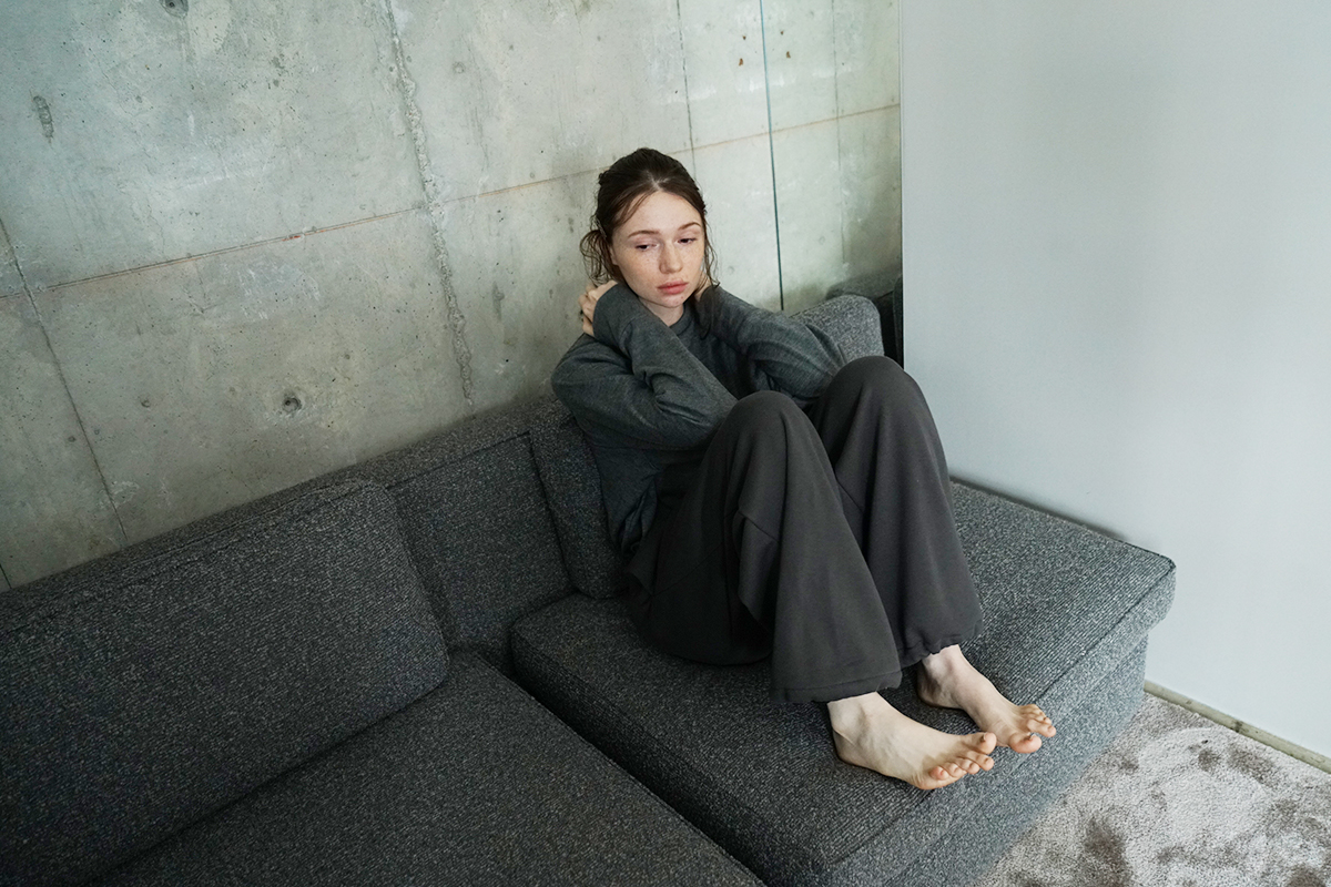 VU ヴウ sweat wide pants [GRAHITE] vum-pt-06