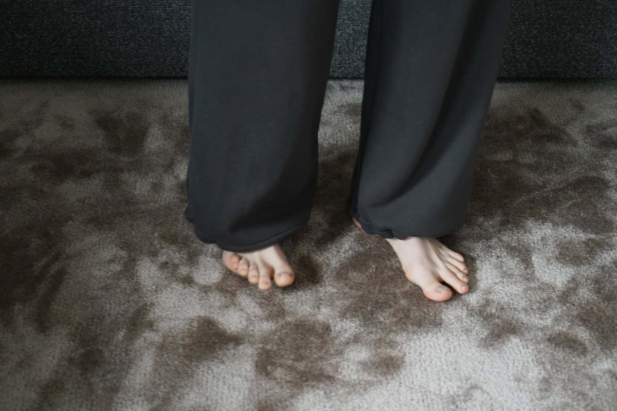 VU ヴウ sweat wide pants [GRAHITE] vum-pt-06