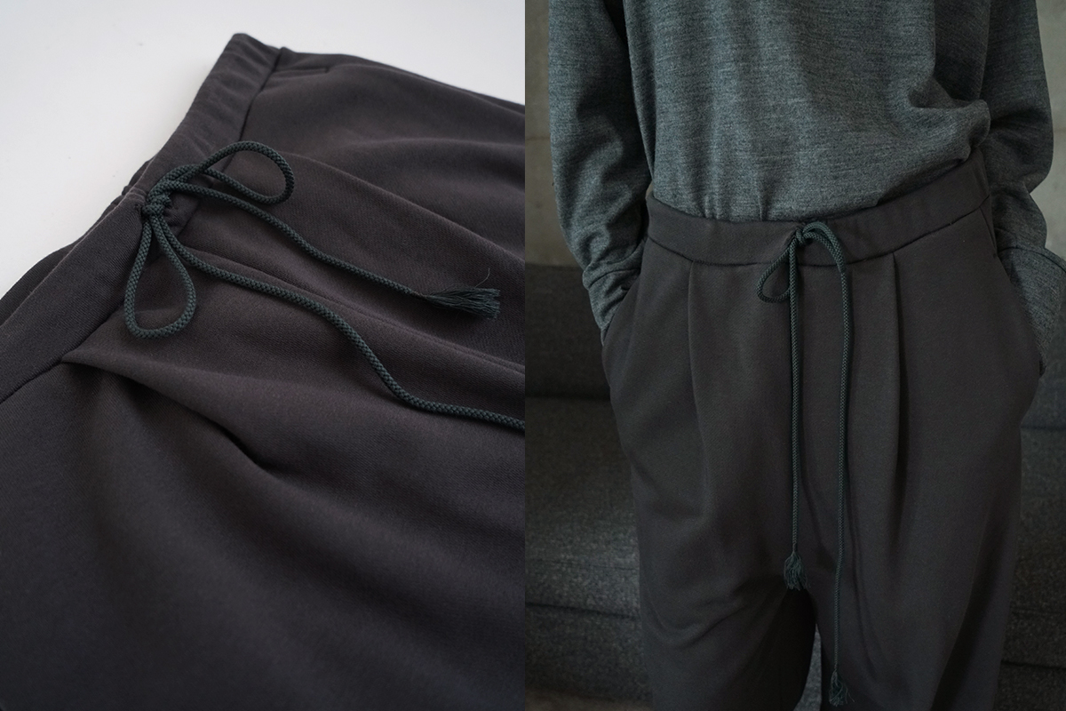 VU ヴウ sweat wide pants [GRAHITE] vum-pt-06
