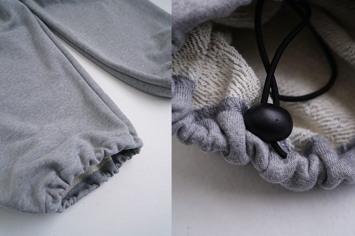 VU ヴウ sweat wide pants [HEATHER GRAY] vum-pt-06