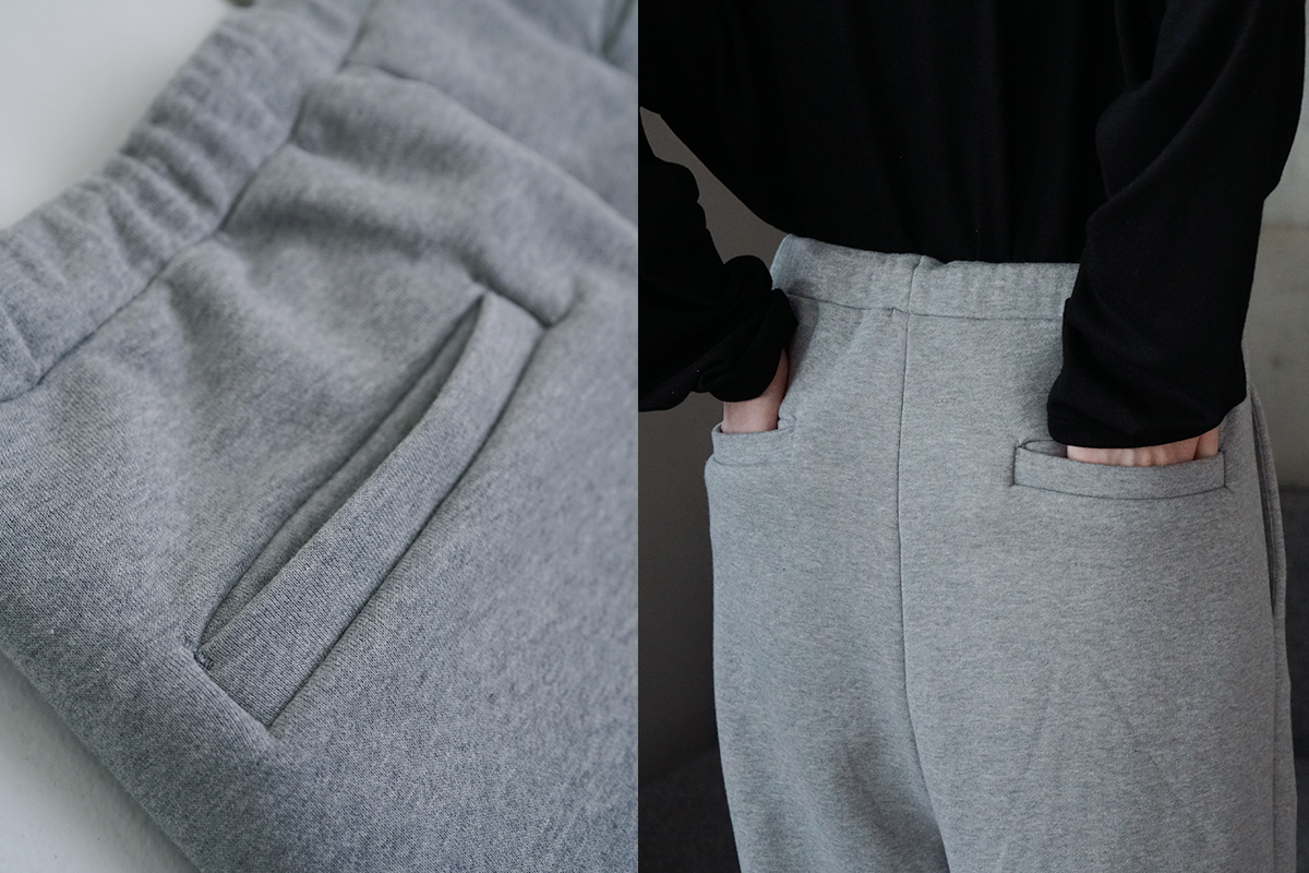 VU ヴウ sweat wide pants [HEATHER GRAY] vum-pt-06
