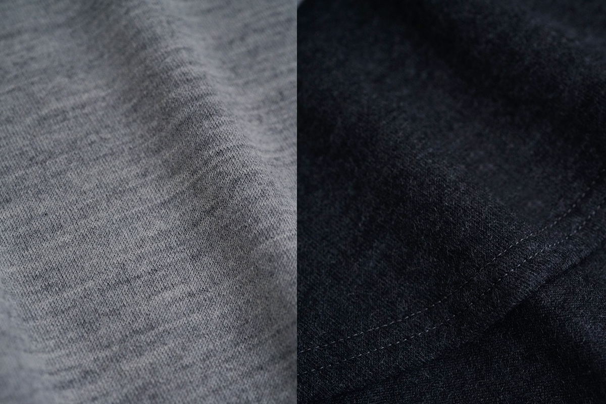 VU ヴウ petite high neck long knit [HEATHER GRAY MIX] vum-kn-02