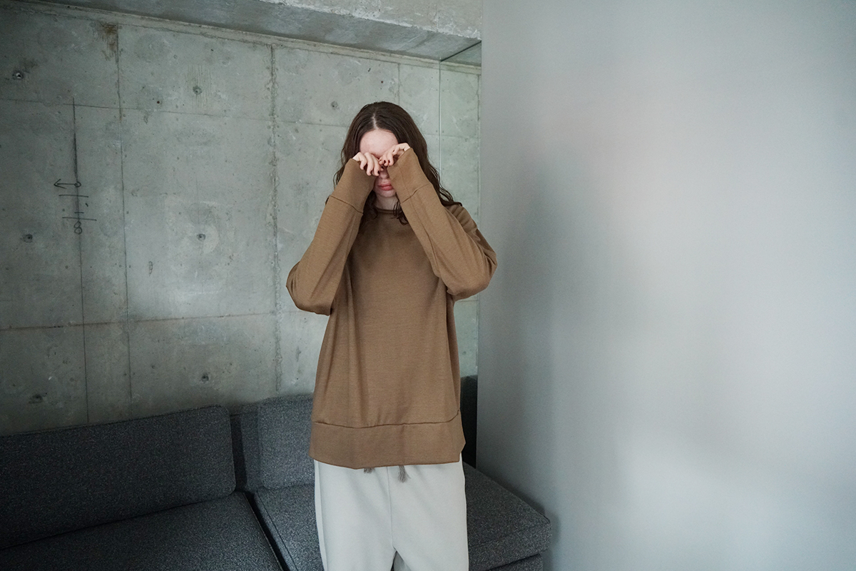 VU ヴウ basic long knit [MOCA] vum-kn01