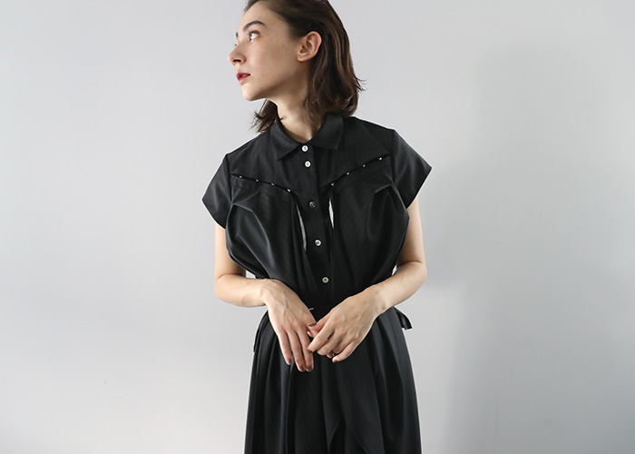 AKIKOAOKIcacha-coeur shirts dress-01[NS-D04-01] | Palm maison store