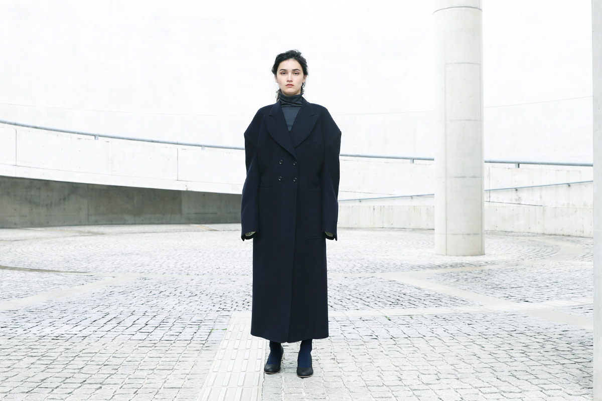 AKIKOAOKI shoulder long coat[C03]