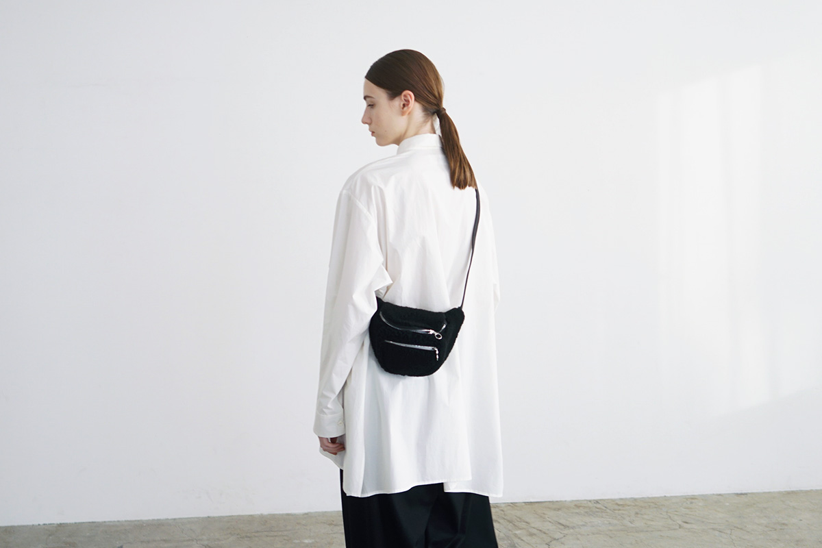 Aeta アエタDA33 WAIST POUCH S[black] | Palm maison store