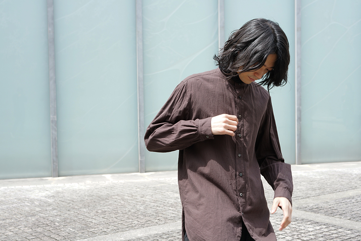 ikkuna / suzuki takayuki 【21SS】ぺザントシャツ