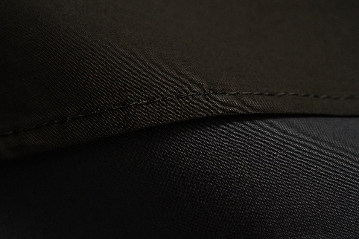 VU / ヴウ layered basic shirt [BLACK×NAVY］vu-sht-009