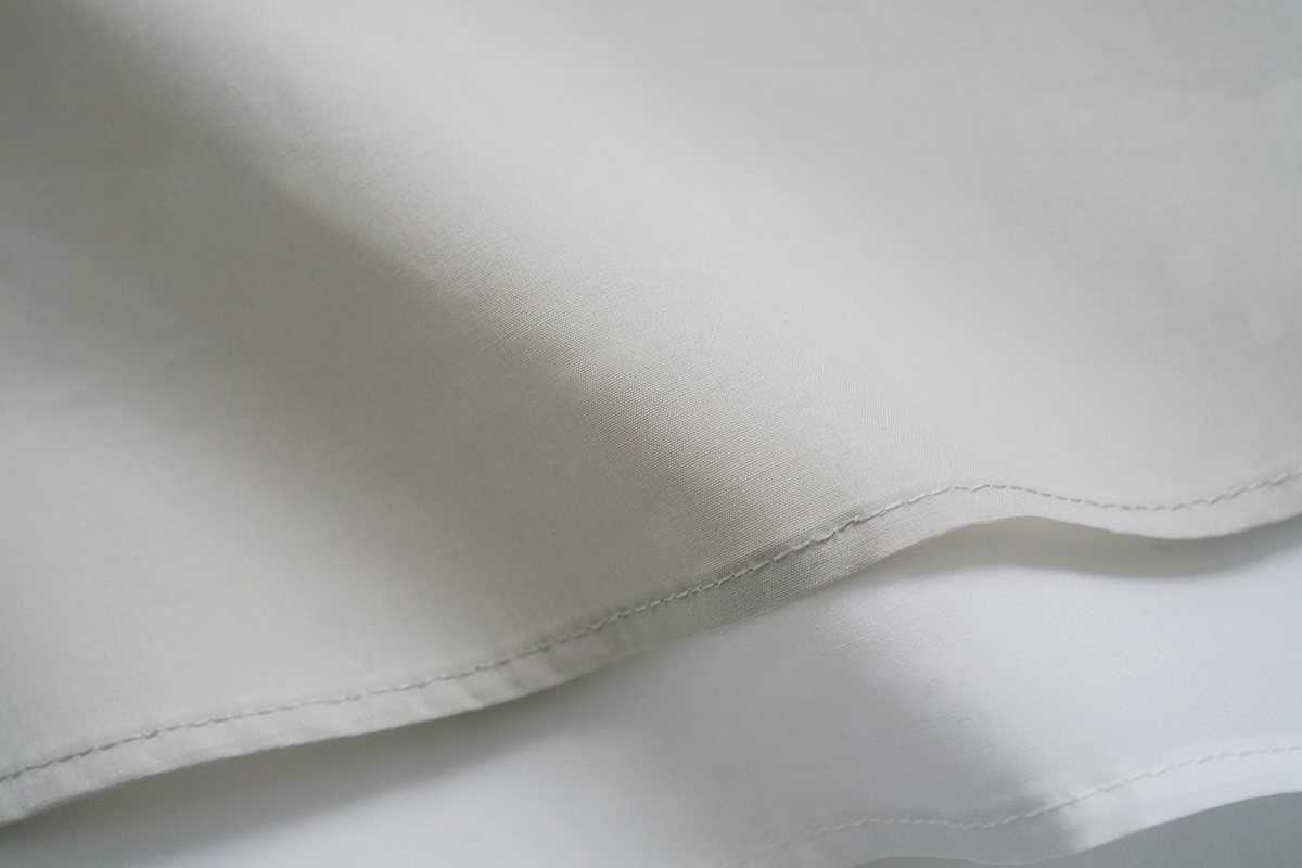 VU / ヴウ layered basic shirt  [OFF BEIGE×OFF WHITE］vu-sht-009