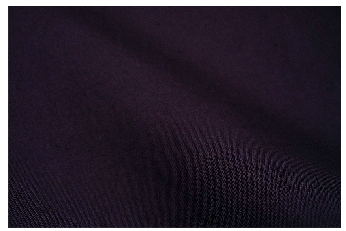 VU / ヴウ open collar over shirt [BLACK］vu-sht-010