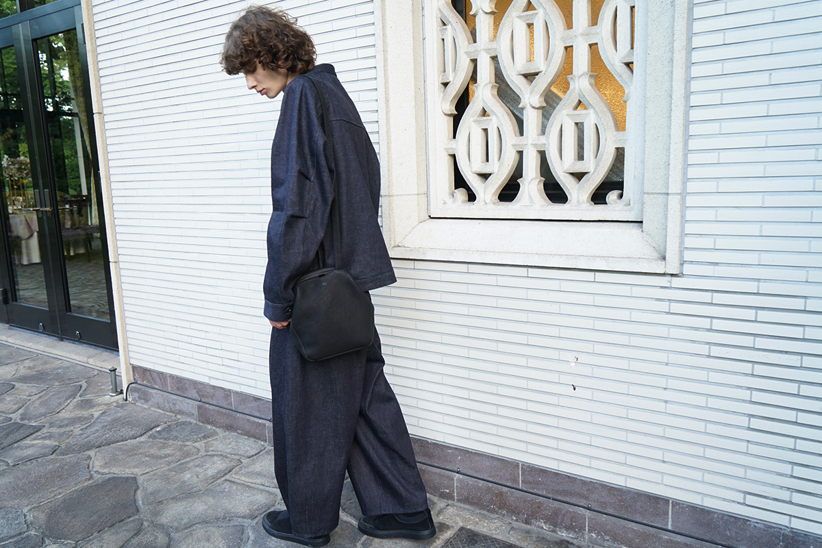 VU / ヴウ denim stand collar work jakect [DEEP BLUE] vu-blu-008