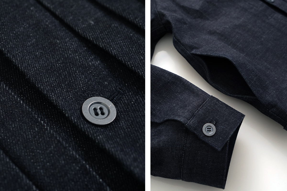 VU / ヴウ denim stand collar work jakect [DEEP BLUE] vu-blu-008