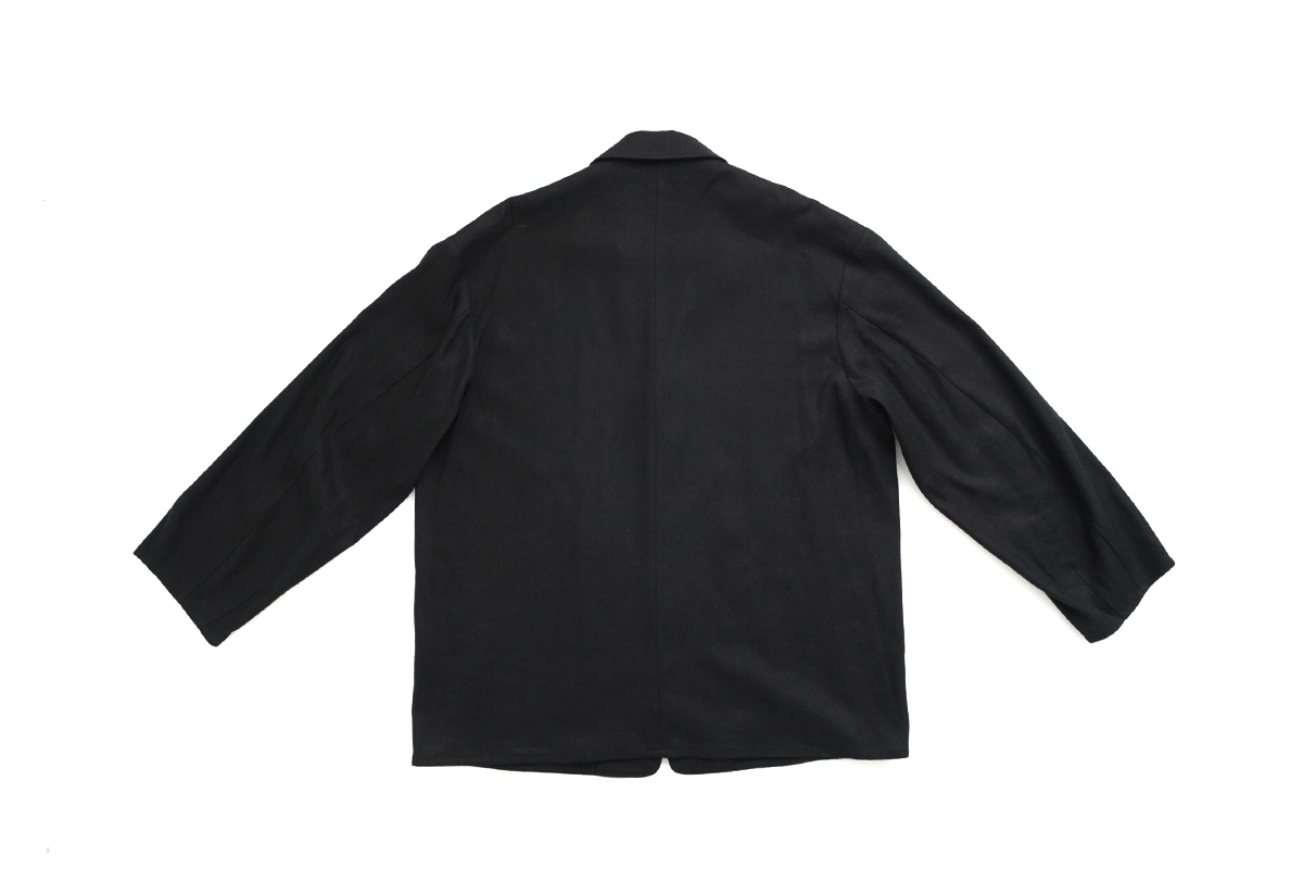 VU / ヴウ zip stand collar blouson linen [NAVY] vu-blu-009