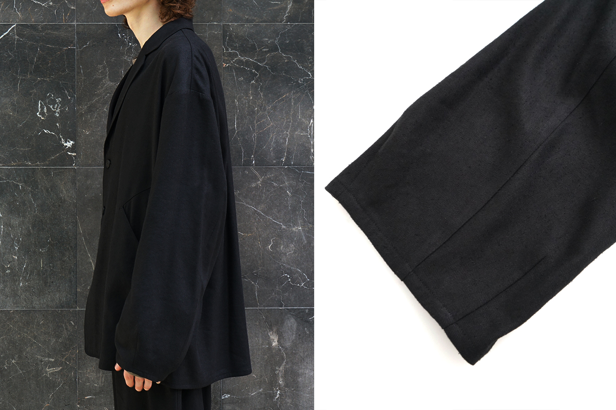 VU / ヴウ zip stand collar blouson linen [NAVY] vu-blu-009