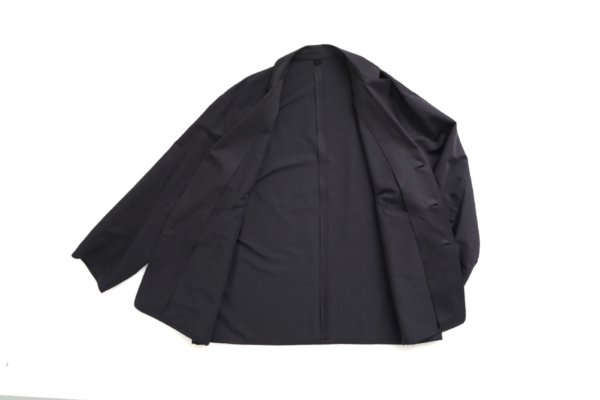 VU / ヴウ 3 button Jacket cotton silk linen [NAVY] vu-jkt-008