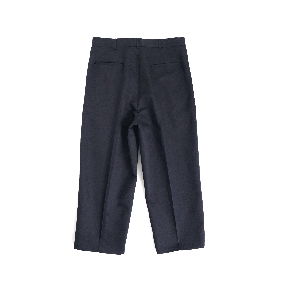VU / ヴウ tailar pants cotton silk linen [NAVY]  vu-pnt-013