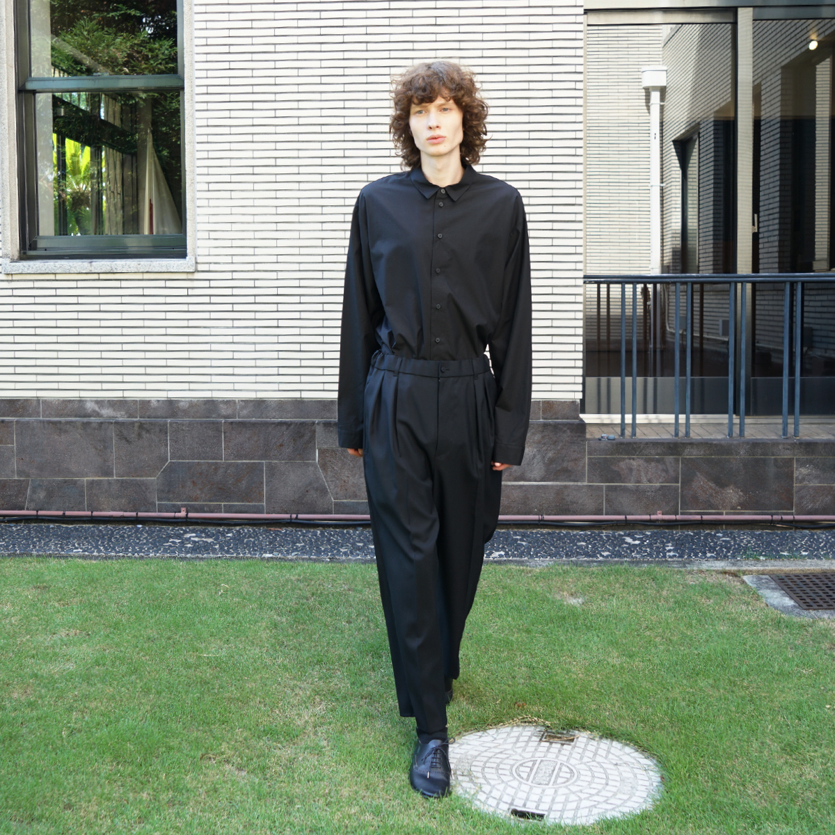 VU / ヴウ tailar pants wool [BLACK]  vu-pnt-013