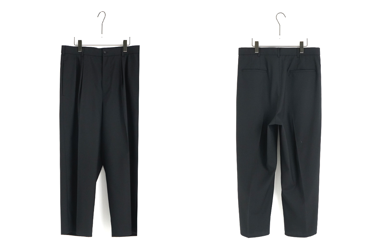 VU / ヴウ tailar pants wool [BLACK]  vu-pnt-013